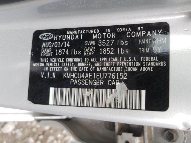 Photo 9 VIN: KMHCU4AE1EU776152 - HYUNDAI ACCENT GLS 