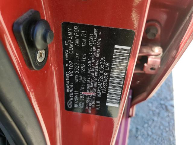 Photo 11 VIN: KMHCU4AE2CU055299 - HYUNDAI ACCENT GLS 