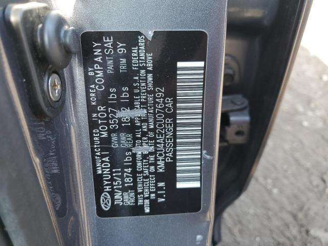 Photo 11 VIN: KMHCU4AE2CU076492 - HYUNDAI ACCENT 