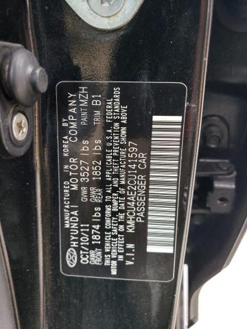 Photo 11 VIN: KMHCU4AE2CU141597 - HYUNDAI ACCENT GLS 