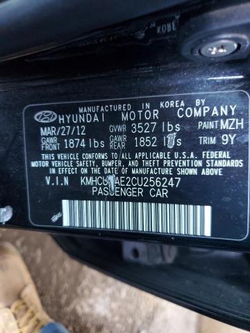 Photo 11 VIN: KMHCU4AE2CU256247 - HYUNDAI ACCENT 