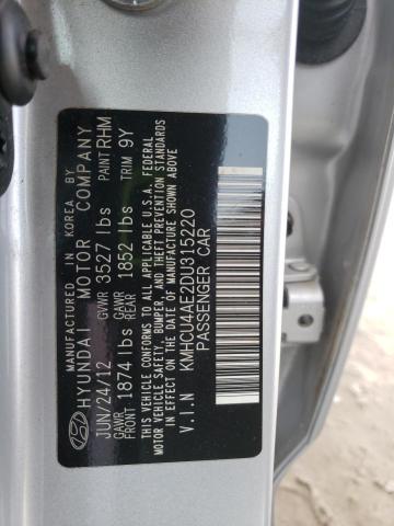 Photo 11 VIN: KMHCU4AE2DU315220 - HYUNDAI ACCENT GLS 