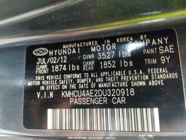 Photo 8 VIN: KMHCU4AE2DU320918 - HYUNDAI ACCENT 