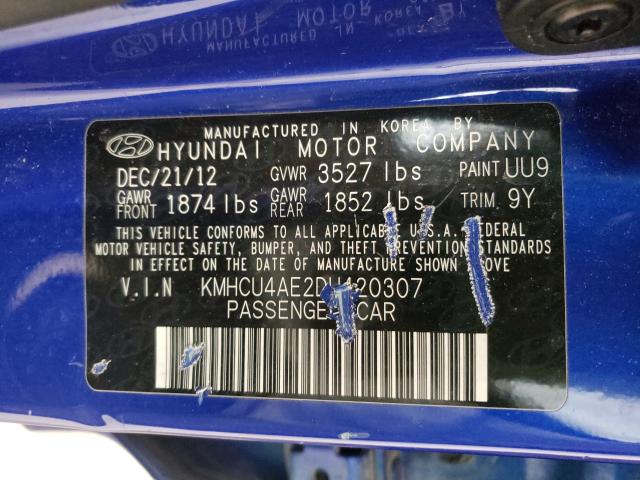 Photo 9 VIN: KMHCU4AE2DU420307 - HYUNDAI ACCENT GLS 