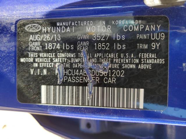 Photo 11 VIN: KMHCU4AE2DU561202 - HYUNDAI ACCENT GLS 