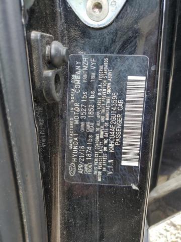 Photo 12 VIN: KMHCU4AE2GU143596 - HYUNDAI ACCENT SE 