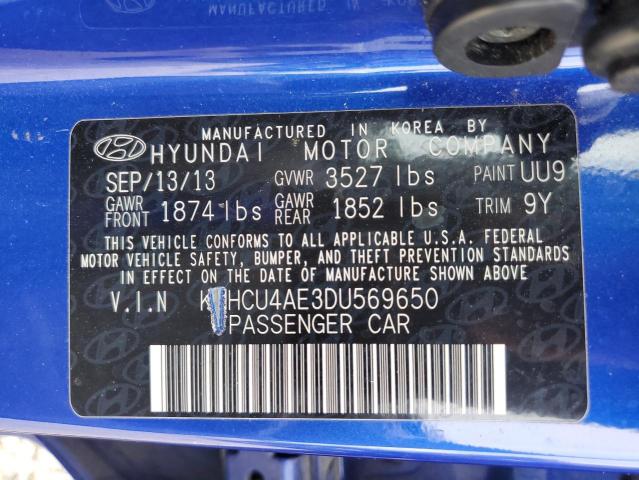 Photo 11 VIN: KMHCU4AE3DU569650 - HYUNDAI ACCENT 