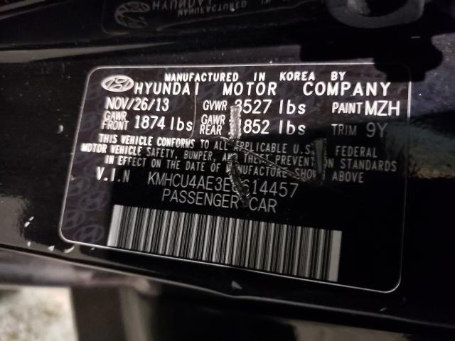 Photo 9 VIN: KMHCU4AE3EU614457 - HYUNDAI ACCENT GLS 