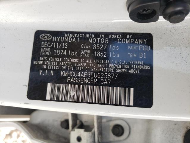 Photo 9 VIN: KMHCU4AE3EU625877 - HYUNDAI ACCENT GLS 