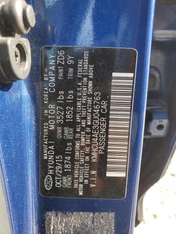 Photo 11 VIN: KMHCU4AE3GU046763 - HYUNDAI ACCENT 