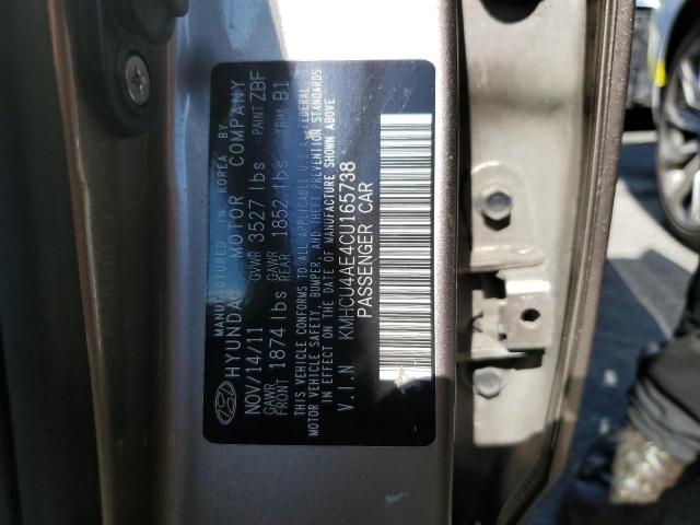 Photo 9 VIN: KMHCU4AE4CU165738 - HYUNDAI ACCENT GLS 