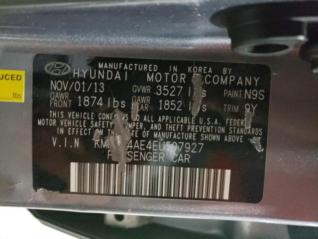 Photo 11 VIN: KMHCU4AE4EU597927 - HYUNDAI ACCENT GLS 