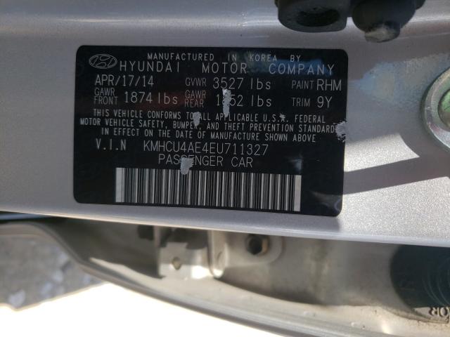 Photo 9 VIN: KMHCU4AE4EU711327 - HYUNDAI ACCENT GLS 