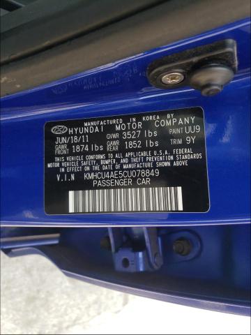 Photo 9 VIN: KMHCU4AE5CU078849 - HYUNDAI ACCENT GLS 