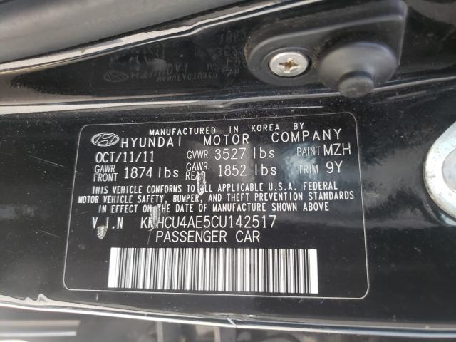 Photo 9 VIN: KMHCU4AE5CU142517 - HYUNDAI ACCENT GLS 