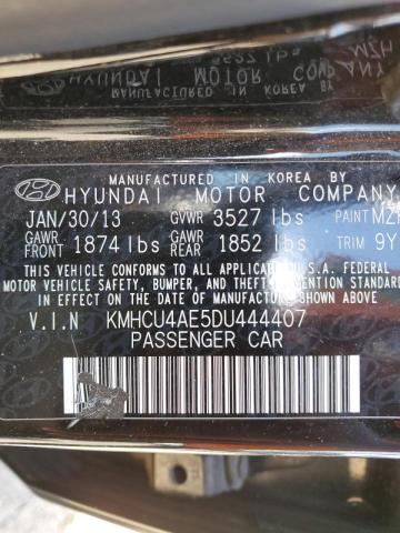 Photo 9 VIN: KMHCU4AE5DU444407 - HYUNDAI ACCENT 