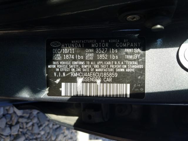 Photo 9 VIN: KMHCU4AE6CU185859 - HYUNDAI ACCENT GLS 