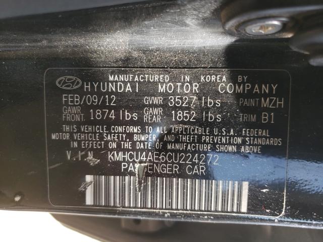 Photo 9 VIN: KMHCU4AE6CU224272 - HYUNDAI ACCENT GLS 