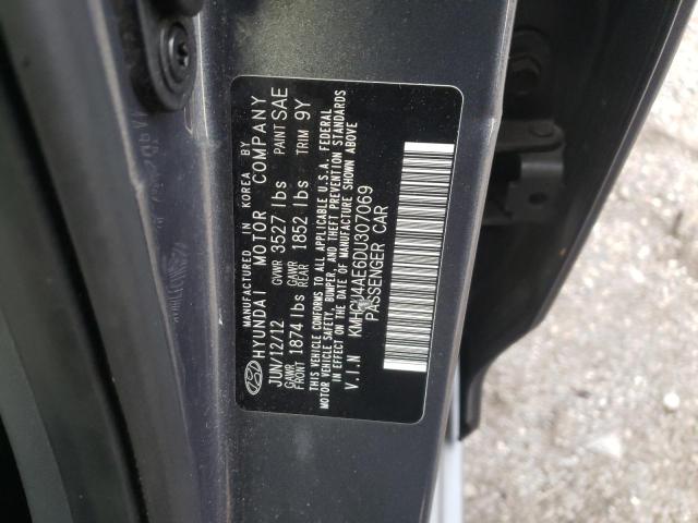 Photo 11 VIN: KMHCU4AE6DU307069 - HYUNDAI ACCENT GLS 