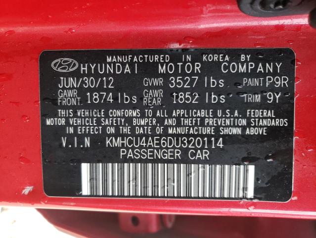 Photo 9 VIN: KMHCU4AE6DU320114 - HYUNDAI ACCENT GLS 