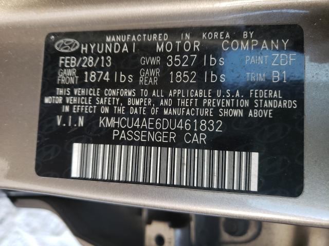 Photo 9 VIN: KMHCU4AE6DU461832 - HYUNDAI ACCENT GLS 