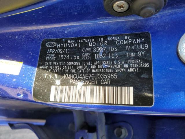 Photo 11 VIN: KMHCU4AE7CU035985 - HYUNDAI ACCENT GLS 