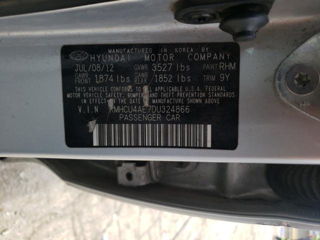 Photo 9 VIN: KMHCU4AE7DU324866 - HYUNDAI ACCENT GLS 