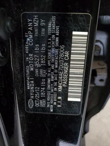 Photo 11 VIN: KMHCU4AE7DU378006 - HYUNDAI ACCENT GLS 