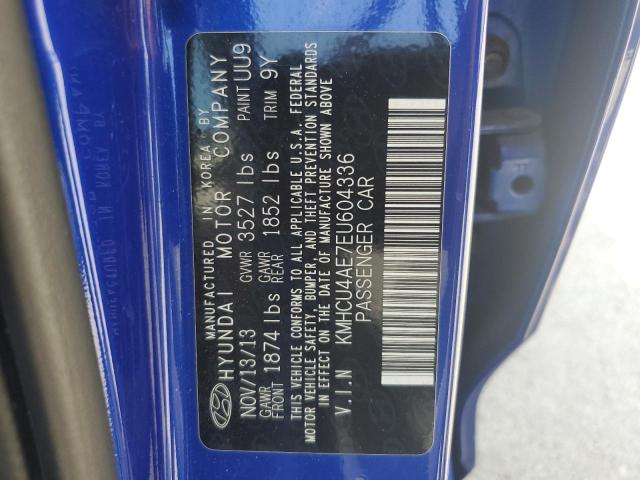 Photo 11 VIN: KMHCU4AE7EU604336 - HYUNDAI ACCENT GLS 