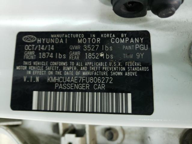 Photo 12 VIN: KMHCU4AE7FU806272 - HYUNDAI ACCENT GLS 