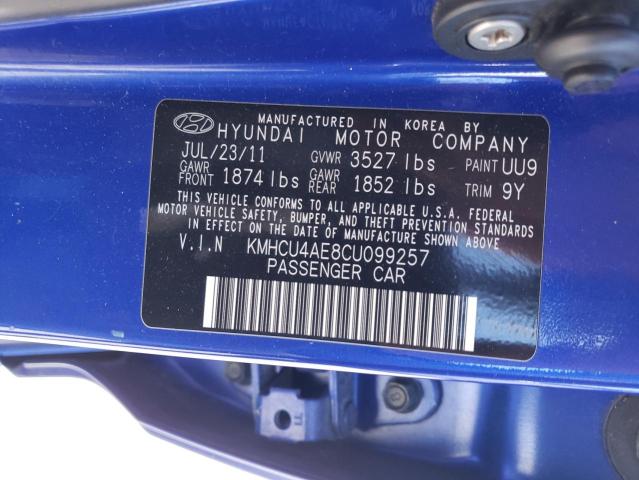 Photo 12 VIN: KMHCU4AE8CU099257 - HYUNDAI ACCENT GLS 