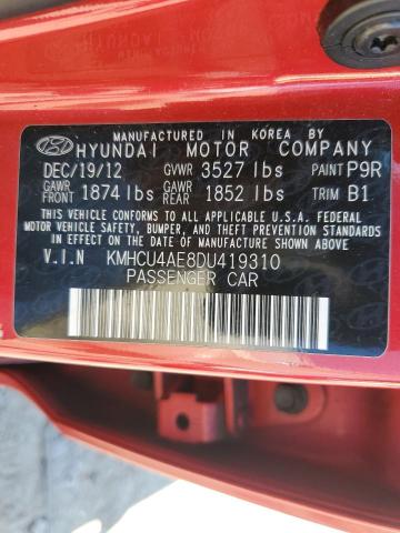 Photo 11 VIN: KMHCU4AE8DU419310 - HYUNDAI ACCENT 