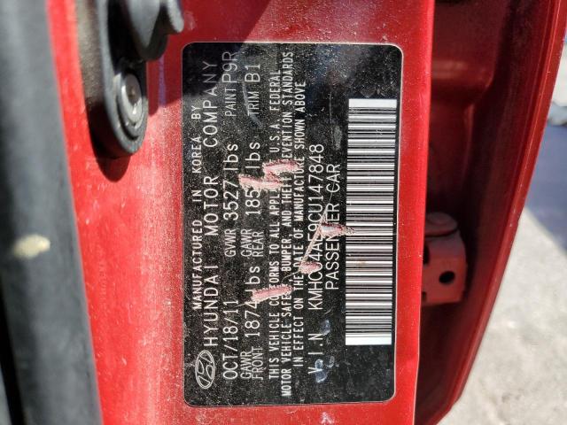 Photo 11 VIN: KMHCU4AE9CU147848 - HYUNDAI ACCENT GLS 