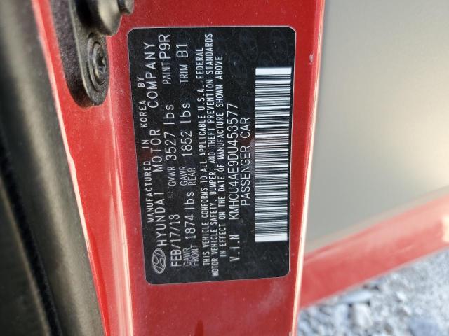 Photo 12 VIN: KMHCU4AE9DU453577 - HYUNDAI ACCENT GLS 