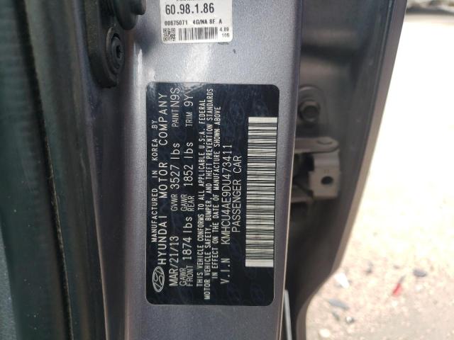 Photo 9 VIN: KMHCU4AE9DU473411 - HYUNDAI ACCENT GLS 