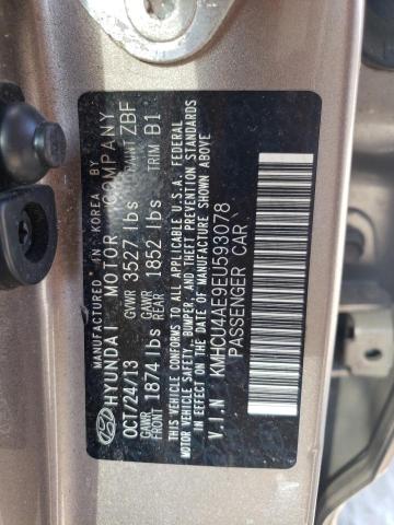 Photo 12 VIN: KMHCU4AE9EU593078 - HYUNDAI ACCENT 