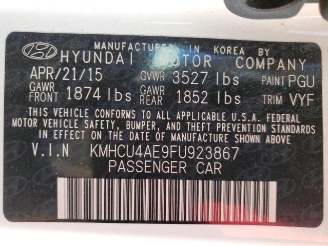 Photo 11 VIN: KMHCU4AE9FU923867 - HYUNDAI ACCENT 