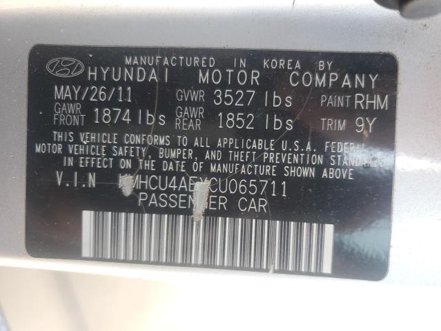 Photo 12 VIN: KMHCU4AEXCU065711 - HYUNDAI ACCENT 