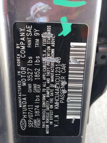 Photo 11 VIN: KMHCU4AEXCU123140 - HYUNDAI ACCENT 