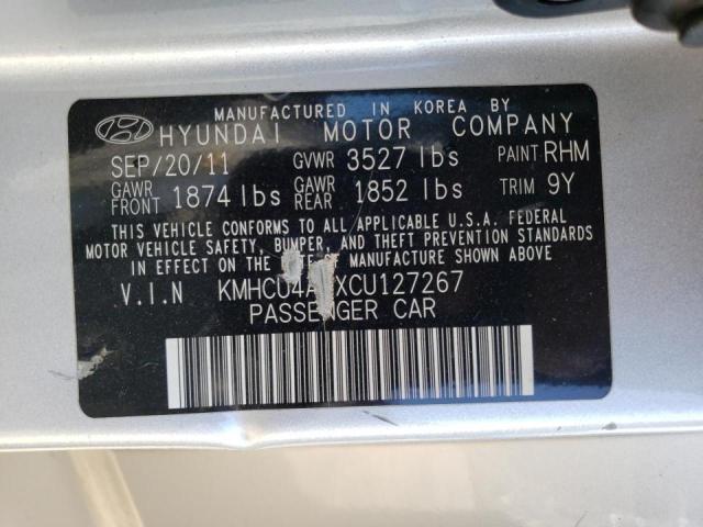 Photo 9 VIN: KMHCU4AEXCU127267 - HYUNDAI ACCENT GLS 