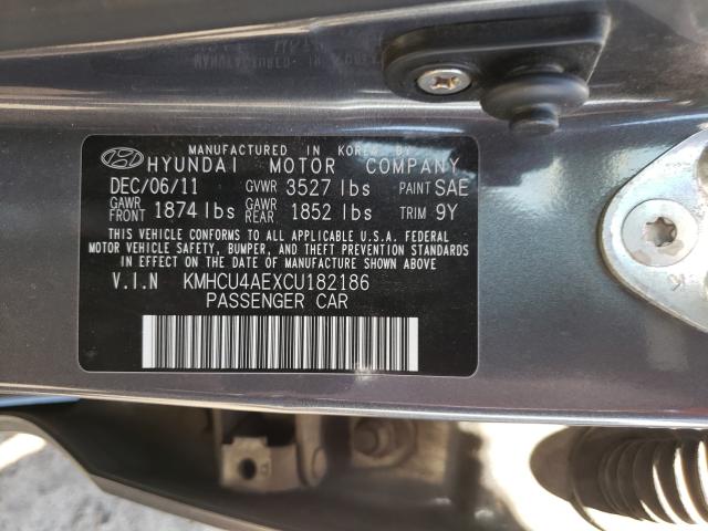 Photo 9 VIN: KMHCU4AEXCU182186 - HYUNDAI ACCENT GLS 