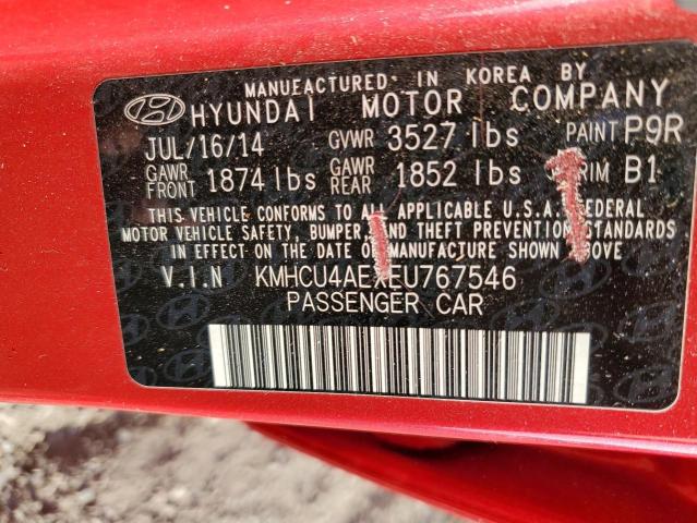 Photo 11 VIN: KMHCU4AEXEU767546 - HYUNDAI ACCENT GLS 