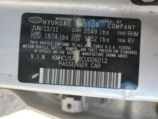 Photo 11 VIN: KMHCU5AE0CU006012 - HYUNDAI ACCENT 