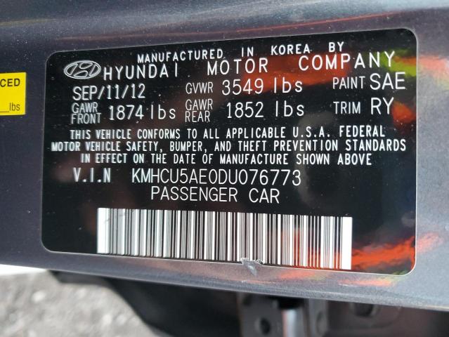 Photo 11 VIN: KMHCU5AE0DU076773 - HYUNDAI ACCENT GLS 