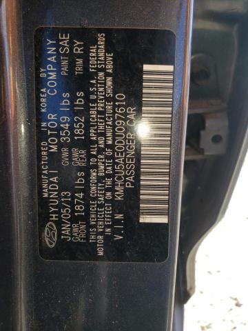 Photo 11 VIN: KMHCU5AE0DU097610 - HYUNDAI ACCENT GLS 