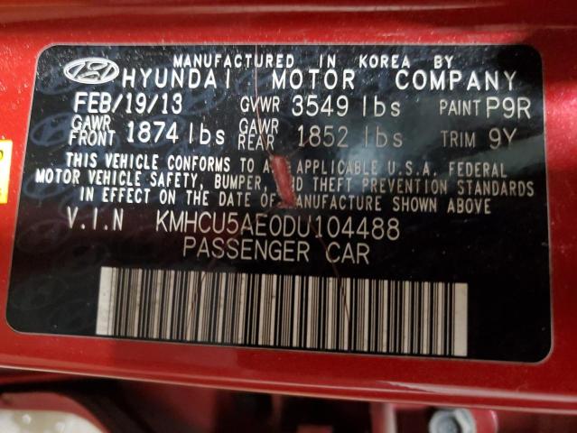 Photo 11 VIN: KMHCU5AE0DU104488 - HYUNDAI ACCENT GLS 