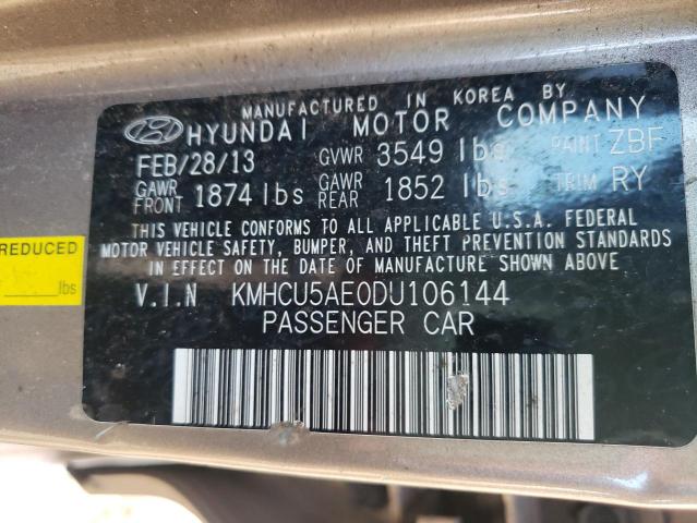 Photo 9 VIN: KMHCU5AE0DU106144 - HYUNDAI ACCENT GLS 