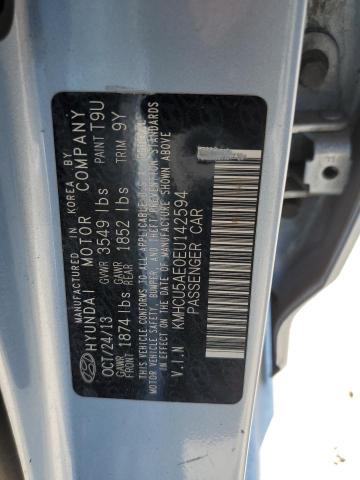 Photo 9 VIN: KMHCU5AE0EU142594 - HYUNDAI ACCENT GLS 