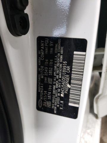 Photo 12 VIN: KMHCU5AE0EU189916 - HYUNDAI ACCENT GLS 