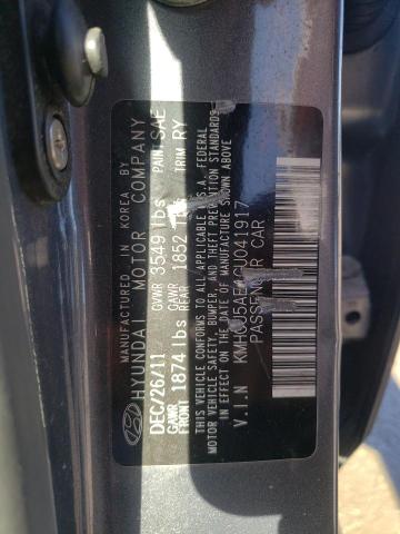 Photo 9 VIN: KMHCU5AE1CU041917 - HYUNDAI ACCENT GLS 